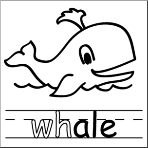 304x304 clip art basic words ale phonics whale bampw i