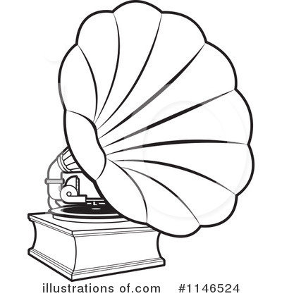 400x420 Phonograph Clipart