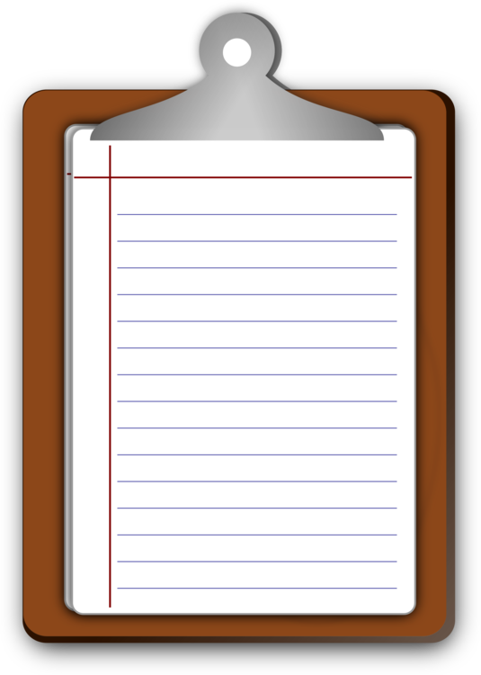 535x750 Clipboard Drawing Paper Transparent Png Clipart Free Download