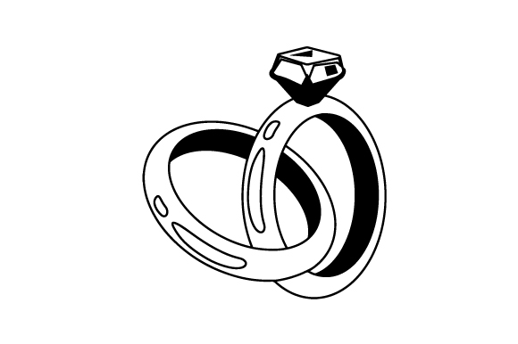 580x386 Photo Booth Bridal Prop Rings