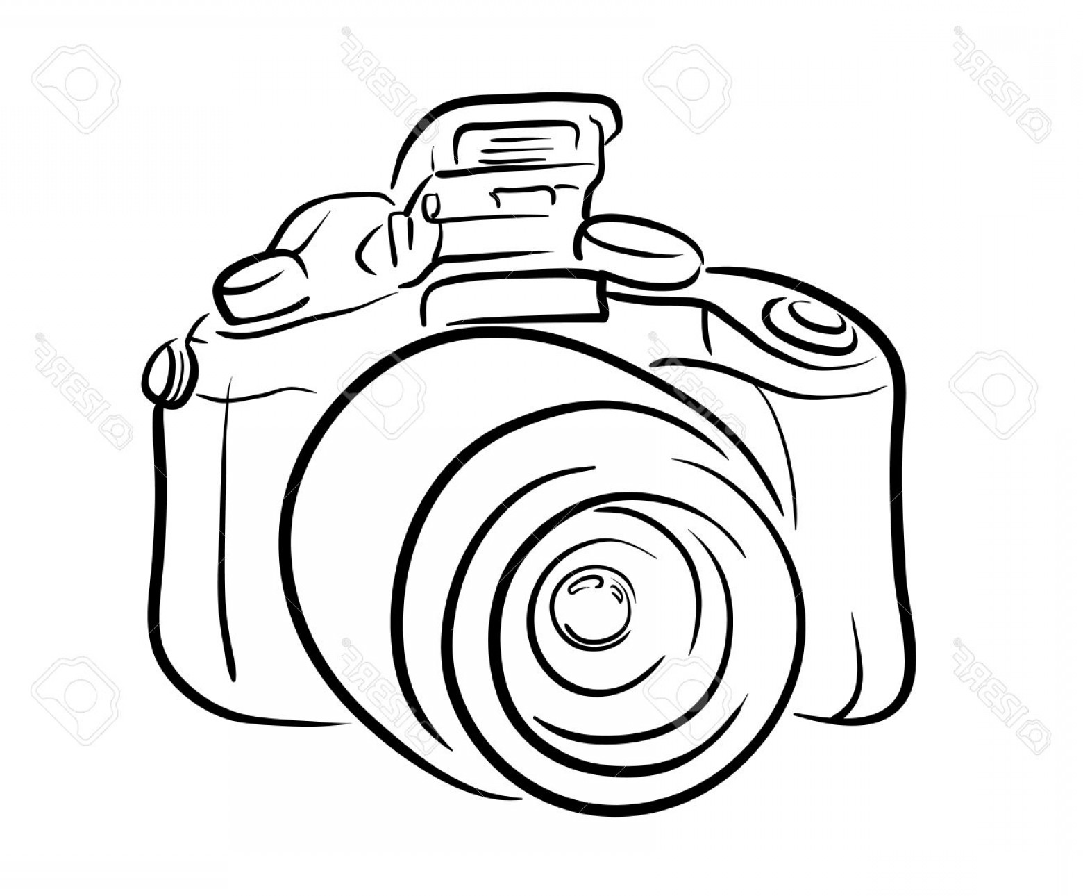 1560x1290 Camera Vector Drawing Catamart
