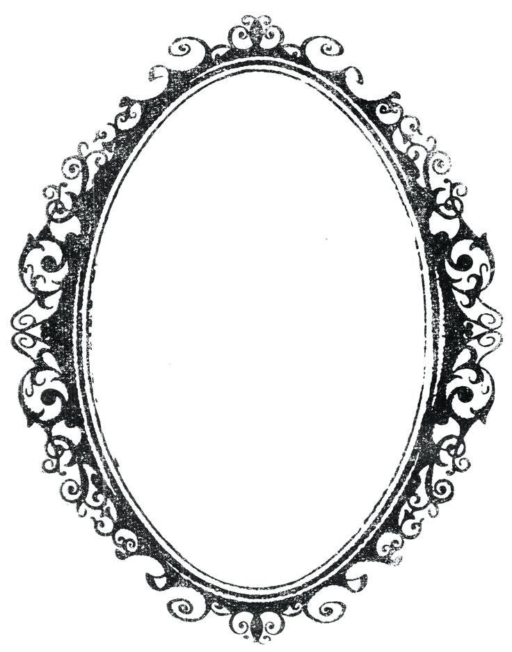 736x937 Victorian Oval Frame Gold Vintage