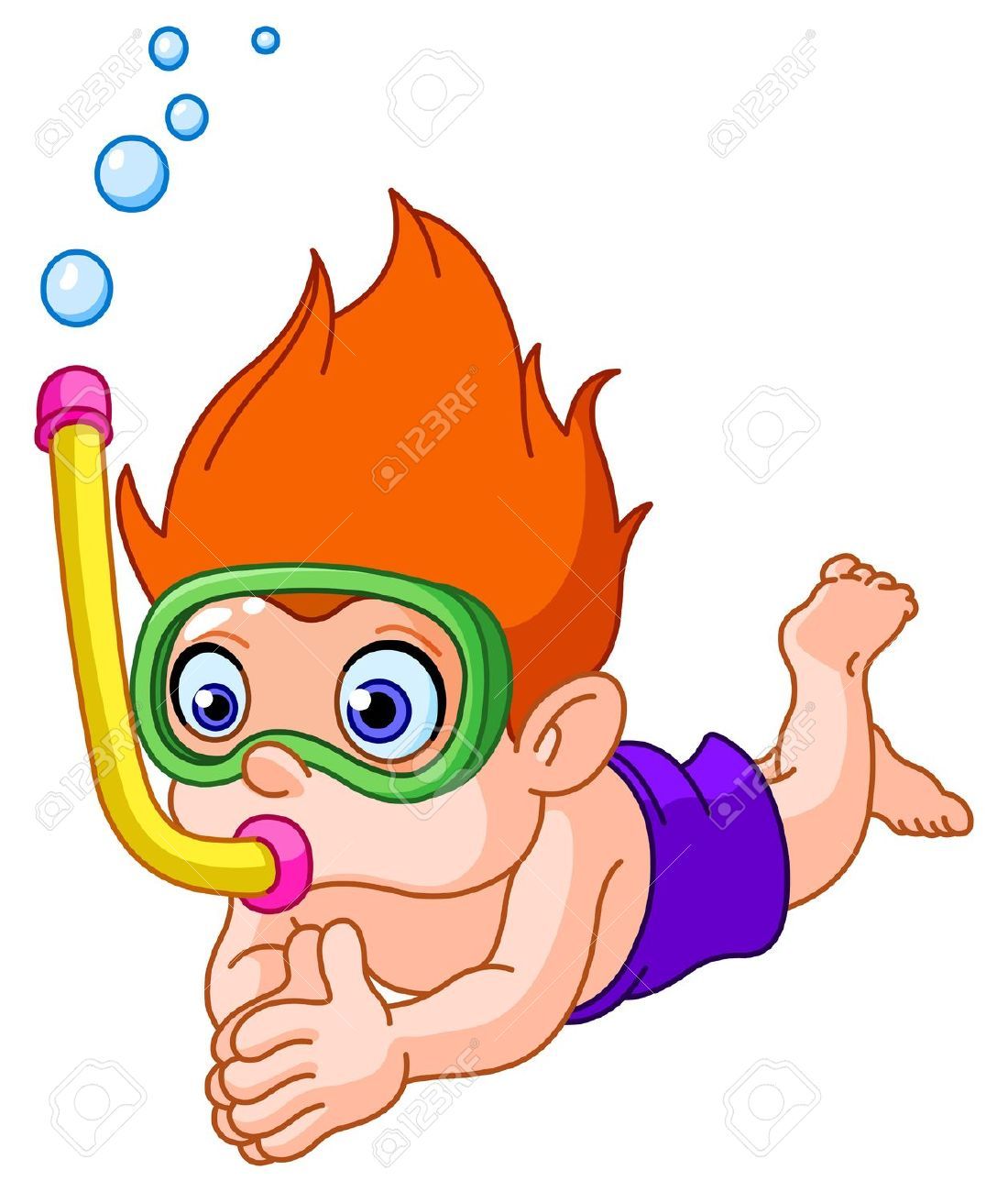 1100x1300 snorkeling kid dive into learning kids vector, drawing