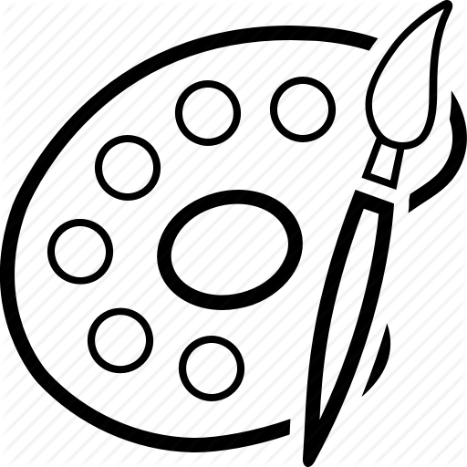 512x512 Color, Drawing, Paint, Palette Icon