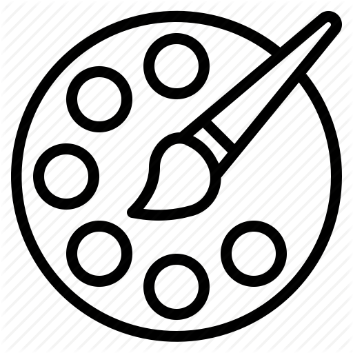 512x512 Brush, Color, Drawing, Hobby, Paint Icon