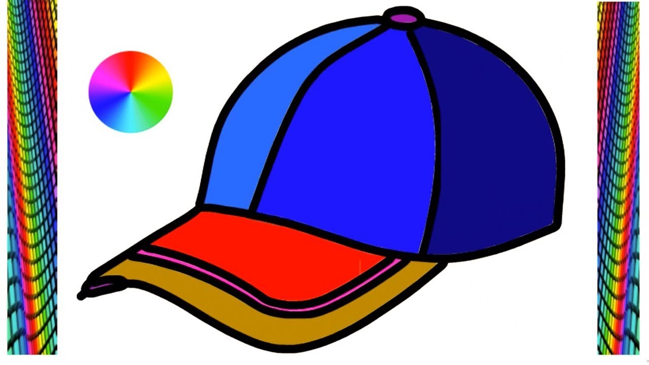 1280x720 Cap Drawing Easy For Kids Step