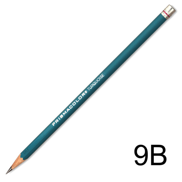 640x640 Prismacolor Premier Turquoise Graphite Drawing Pencil For Sale