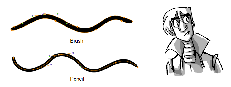 741x278 Storyboard Pro Online Help About The Pencil Tool