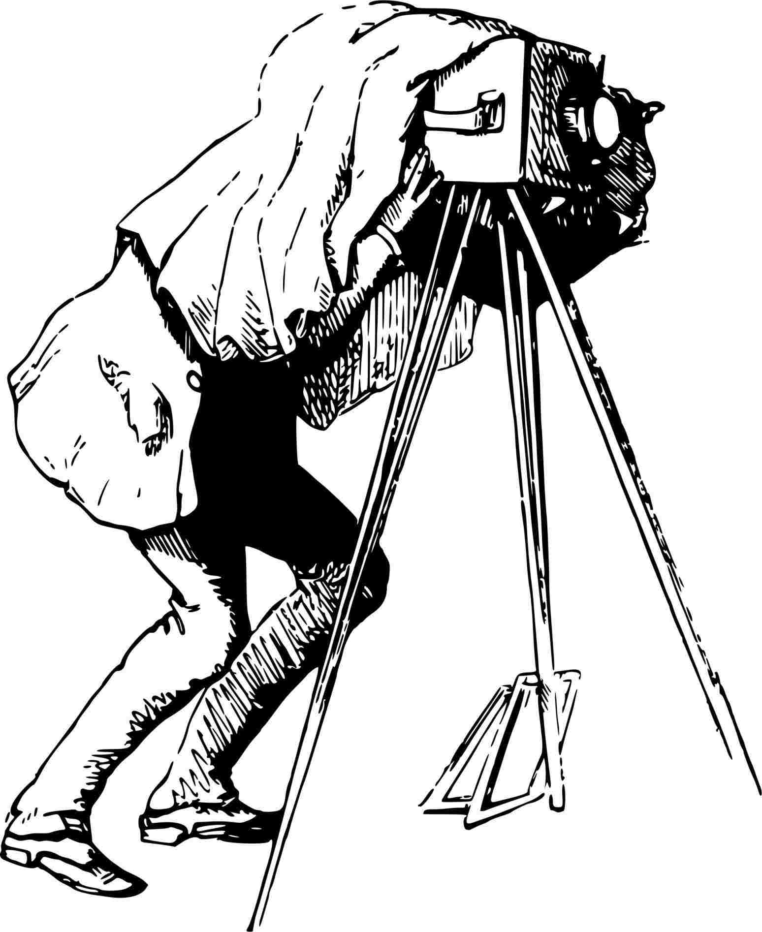 1548x1894 Photographer Cartoon Drawing