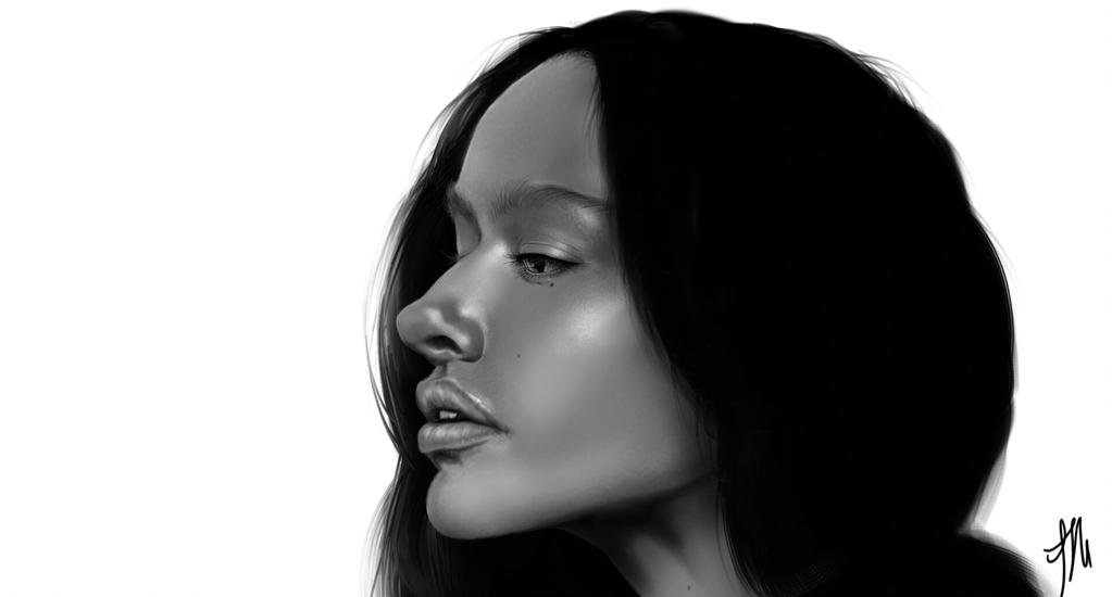 1023x550 photorealistic girl drawing