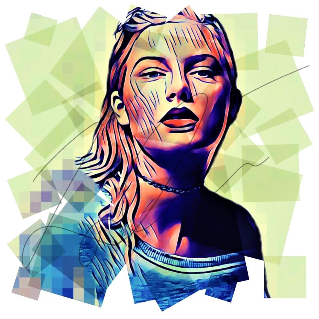 1067x1067 Taylor Swift Pop Art Squares Edit Photoshop Sketch