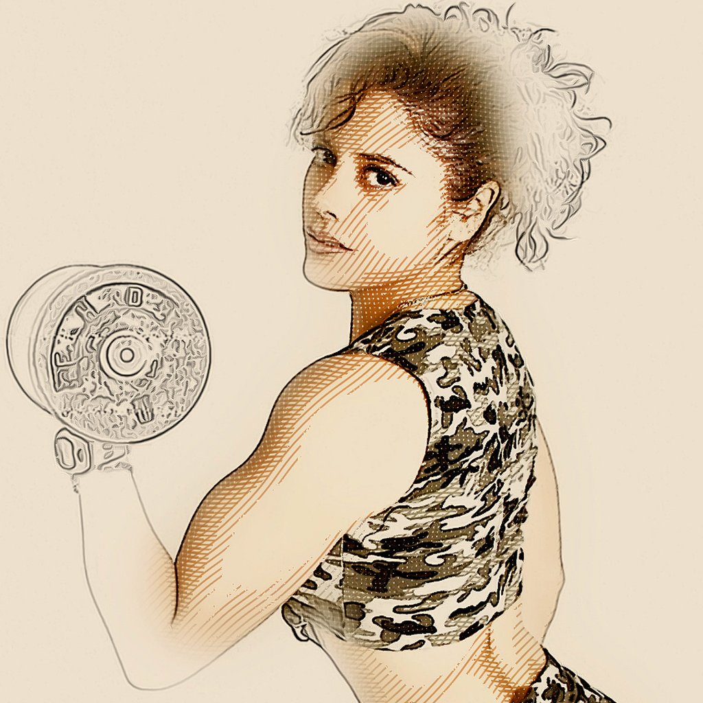 1024x1024 Free Mixart Photoshop Action With Effects