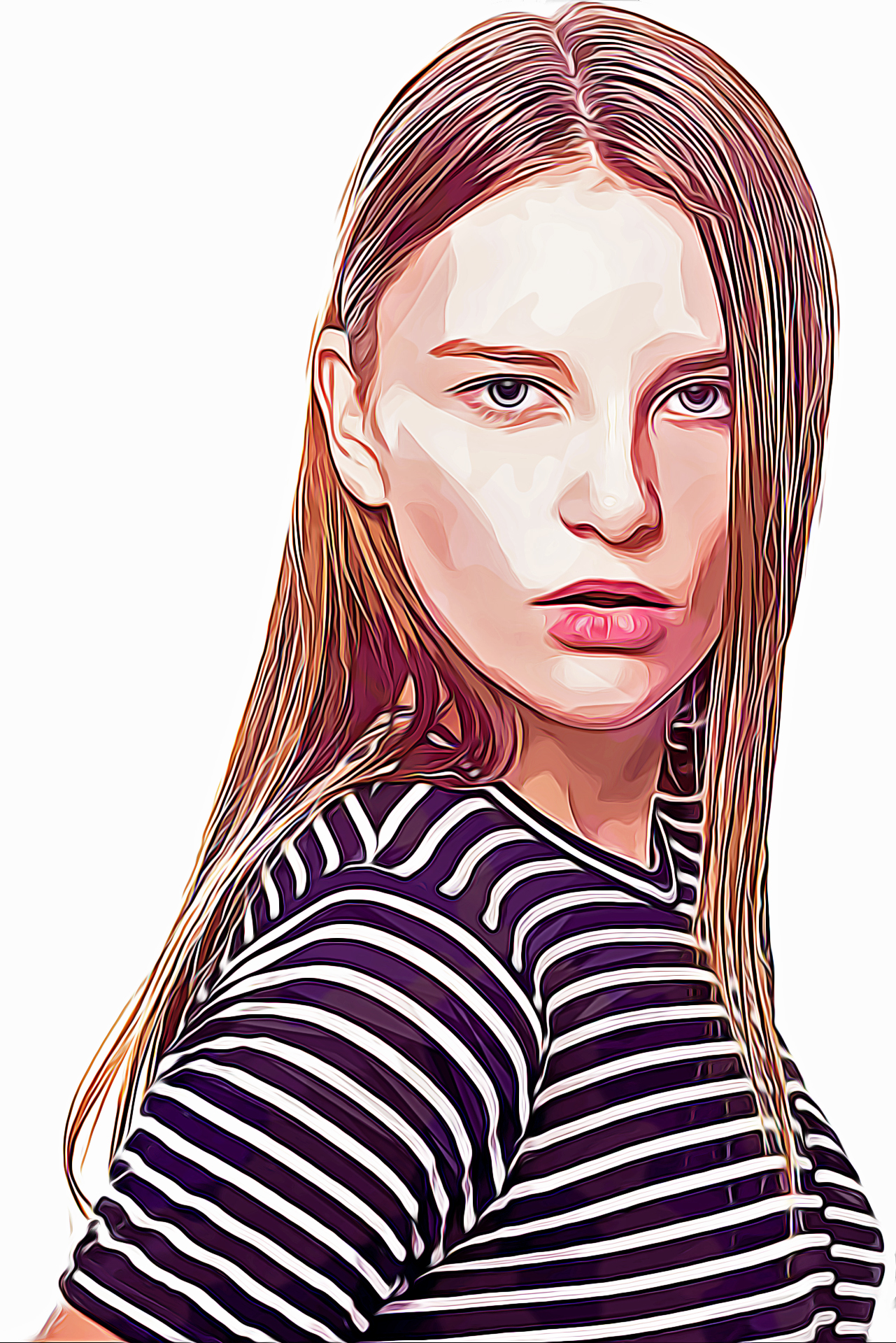 1281x1920 Vector Cartoon Photoshop Action