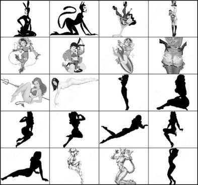 393x368 Girl Boy Photoshop Brushes Download