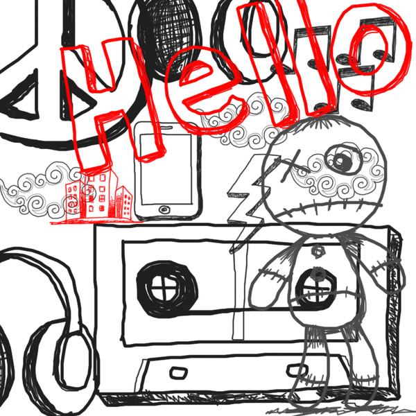 600x600 Random Doodles Photoshop Brushes Free Download