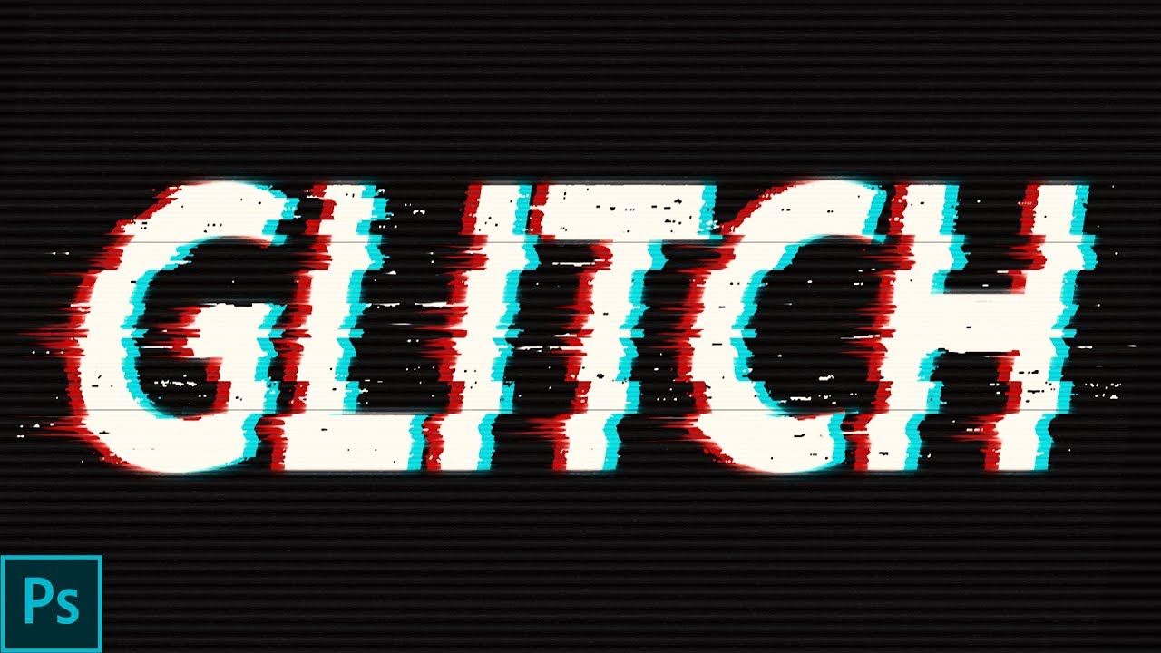 1280x720 how to make glitch text in photoshop how to create awesome text