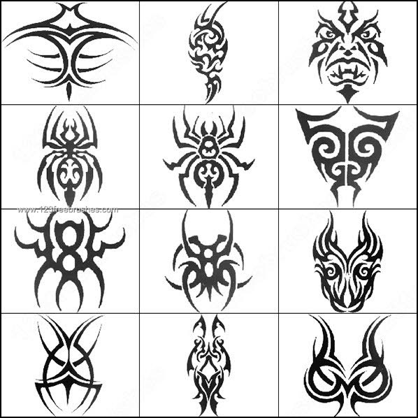598x598 free download brushes tribal photoshop photoshop free brushes