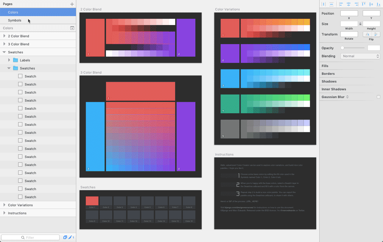 1286x812 Taming Advanced Color Palettes In Photoshop, Sketch And Affinity