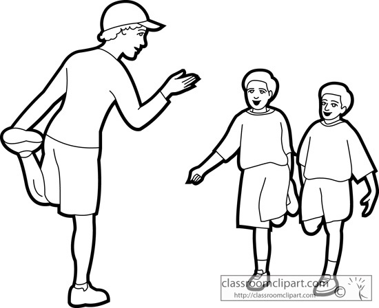 550x448 physical education teacher clipart inside physical education