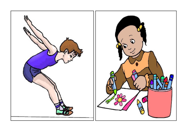 600x433 Examples Of Picture Cards Used In The Bones Physical Activity