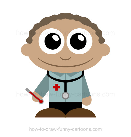 500x522 How To Draw A Doctor