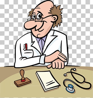 310x329 Physician Clinic Cartoon Illustration, Cartoon Senior Doctor Png