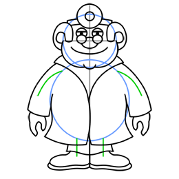 260x260 Cartoon Doctor Step