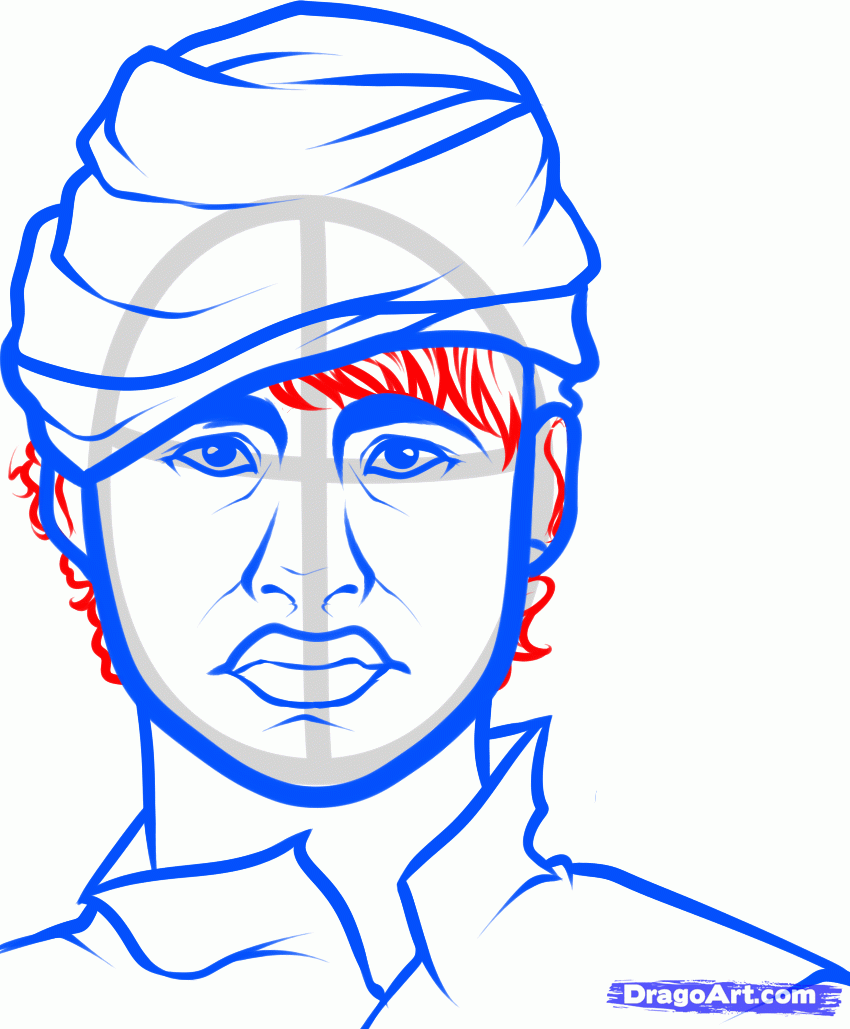 850x1029 How To Draw Pi From Life Of Pi, Step