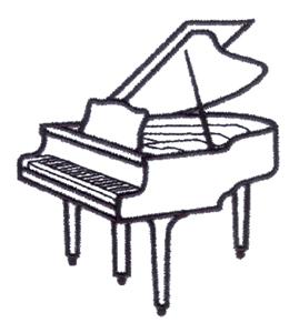 269x300 Piano Cartoon Drawing