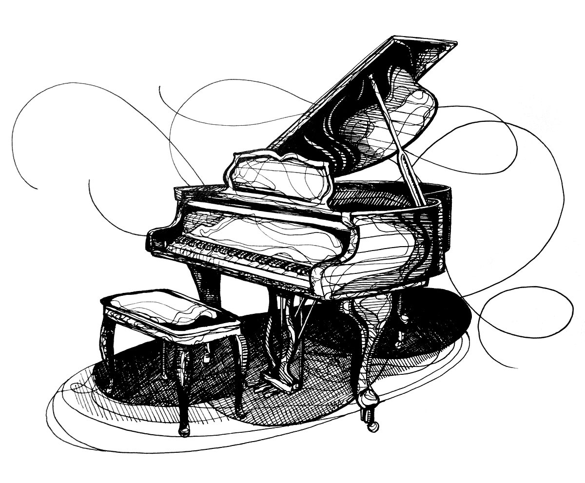 1200x991 kh daily drawing daily drawing, week pianos! piano baby