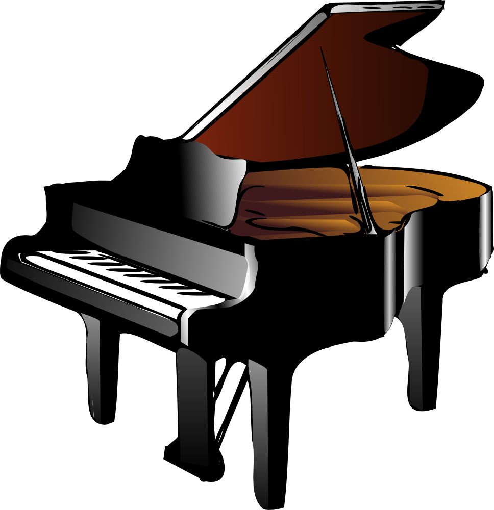 968x1000 Collection Of Free Piano Drawing Ribbon Download On Ui Ex