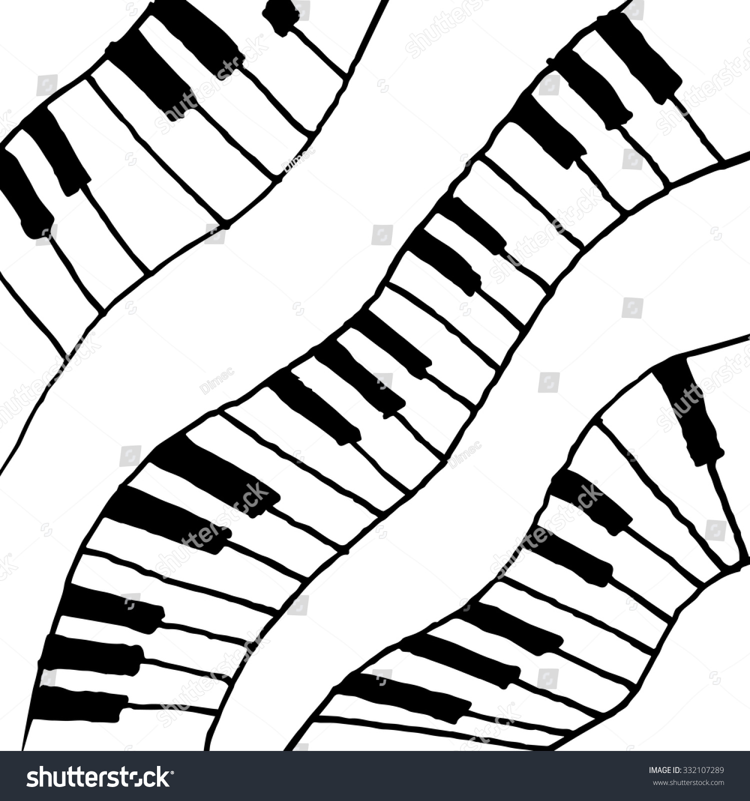 1500x1600 Splendid Abstract Piano Keys Drawing Gallery