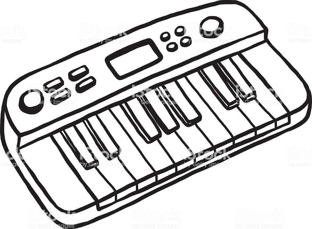 Piano Keys Drawing Free download on ClipArtMag