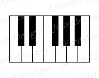 340x270 Piano Keys Etsy