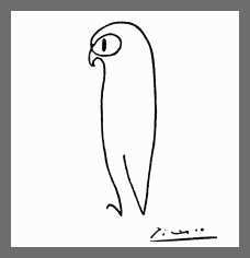 228x236 picasso bird sketch best of picasso line drawing best image