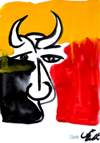 421x600 Picasso Bull Paintings Fine Art America