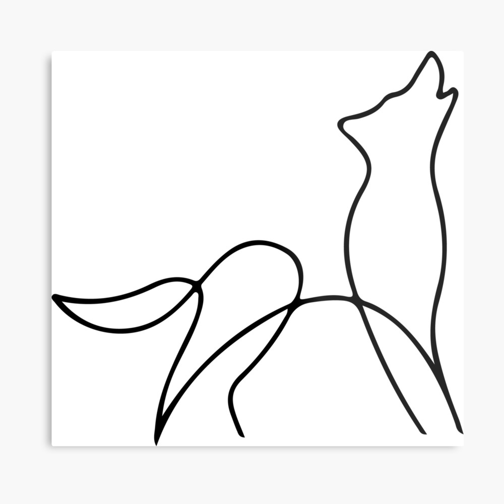1000x1000 Picasso Wolf Art