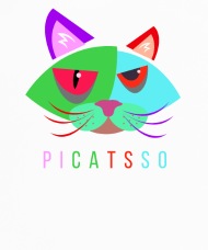 190x228 Picatsso Abstract Artist Art Teacher Cat Gift Iphone X Case