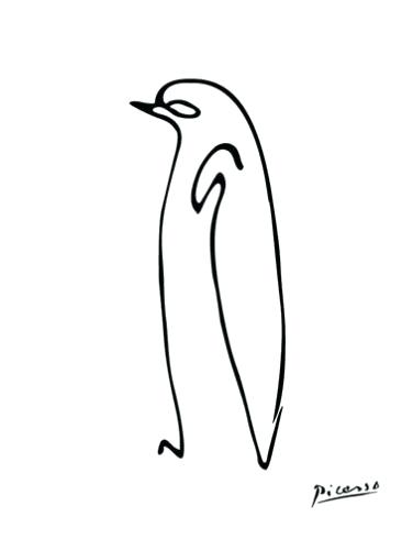 376x500 Picasso Line Art Kitto