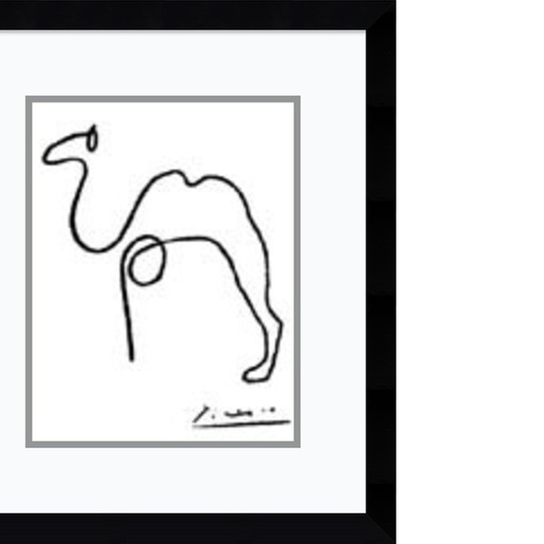 600x600 Pablo Picasso 'the Camel' Framed Art Print In Groupon