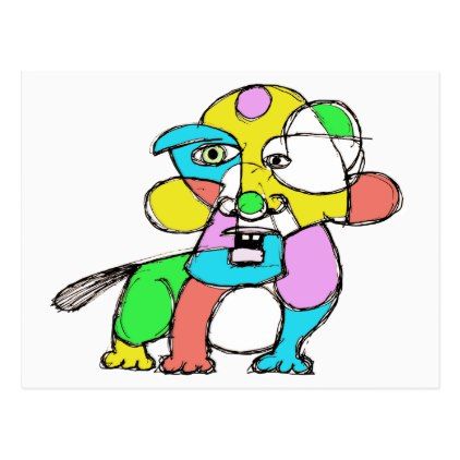 422x422 Picasso's Dog Art Card From Denis Gaston Art