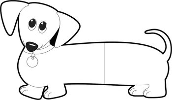 350x203 picasso weiner dog clipart