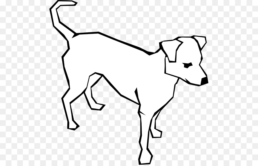 900x580 Simple Dog Line Drawing