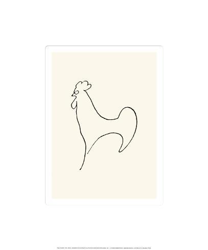 407x488 Coq Detail, Serigraph