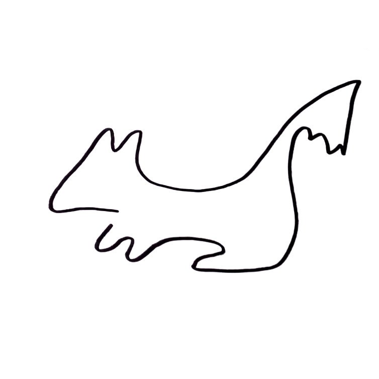 754x754 Dudolf On Twitter One Line Fox