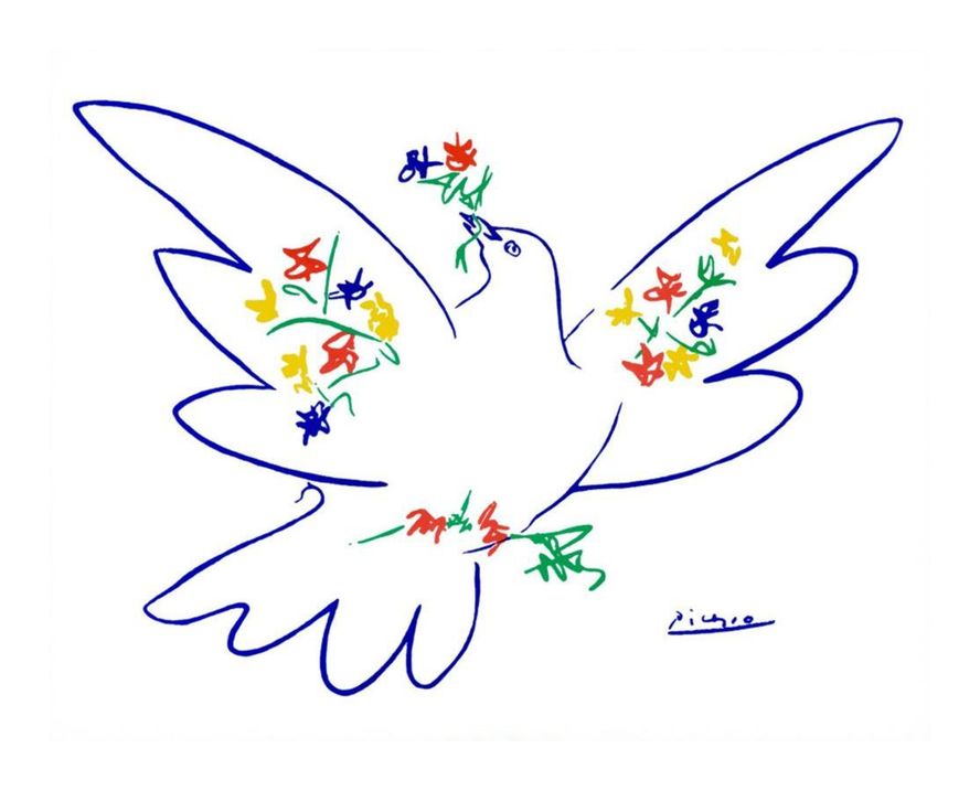 888x717 Aux Beaux Arts Dove Of Peace