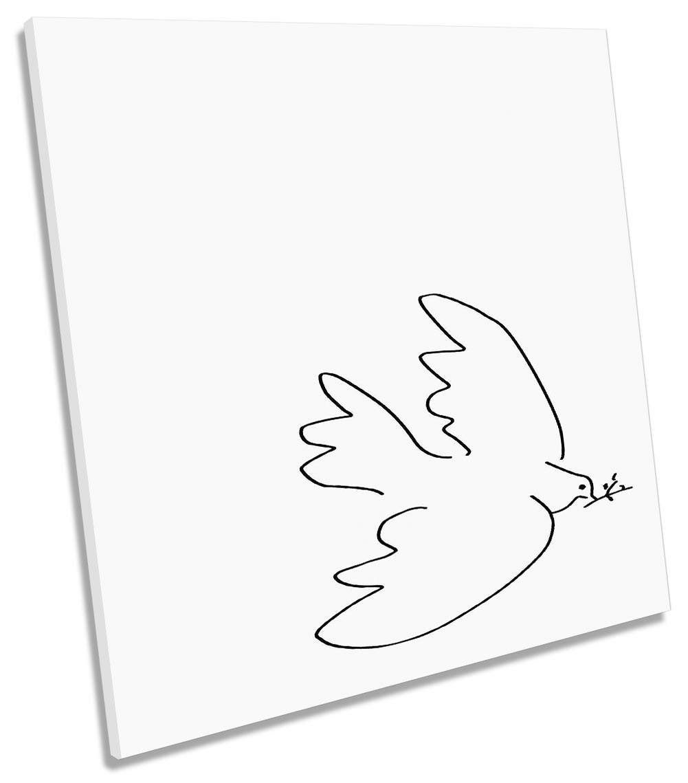 1001x1139 Pablo Picasso Dove Of Peace Canvas Wall Art Square Print Ebay