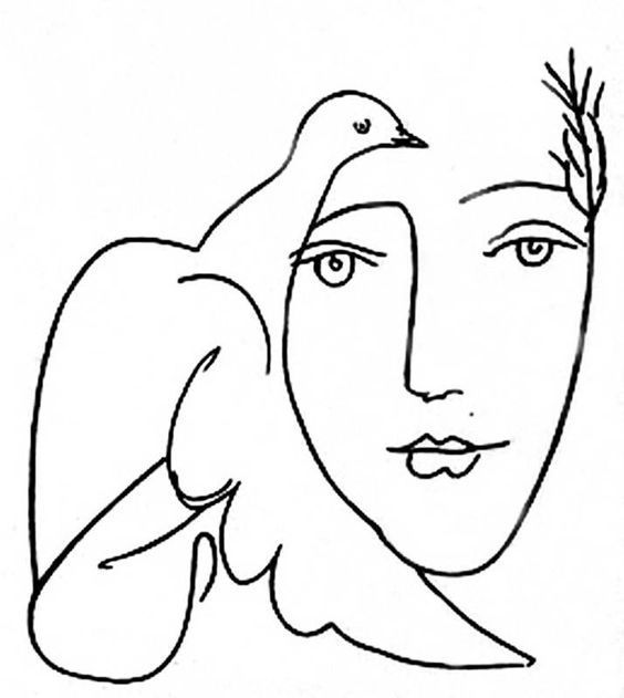 564x631 Woman And Dove Picasso