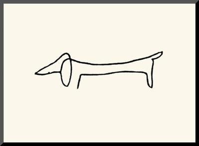 400x293 The Dog Mounted Print