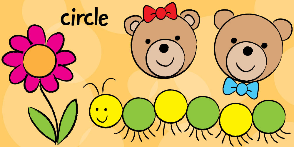 1000x500 Draw Easy Teddy Bears Caterpillars With Circles!